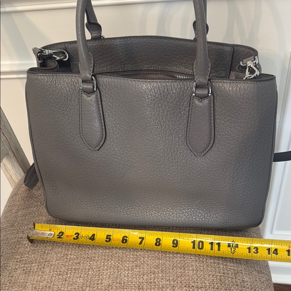Kate Spade Gray Leather Bag - Picture 3 of 5